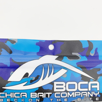 Sac de pêche pliable en plastique Mylar personnalisé avec fermeture éclair pour leurres et leurres souples, idéal pour la pêche en mer