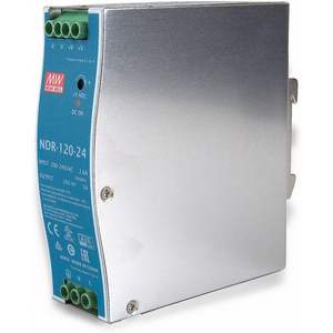 หมายถึงดี NDR-120-24แหล่งจ่ายไฟแบบสลับ5A 24Vdc เอาต์พุตคู่รางดินอุตสาหกรรม - Product Image 3
