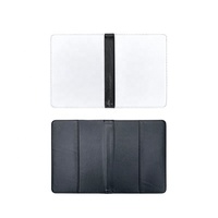 A5/A6 DIY Design Carnets détachables à feuilles mobiles Double face Imprimable Journal Sublimation Blanc Cahier en cuir PU