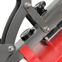 Presse à chaud MICROTEC RHP-20MS-D 16x20 à double chauffage et ouverture automatique pour impression DTF, sublimation, t-shirts et vêtements personnalisés
