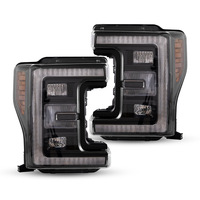 Conjunto de Faros Delanteros LED HC3Z13008B con Lente de Proyector Elegante, Lámpara Delantera DRL para Ford F250 2017-2019 Super Duty
