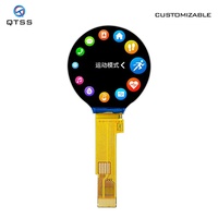 Modul LCD TFT IPS Berkualitas Tinggi 1,09 Inci Resolusi 240x240 262k Warna Kecerahan 450cd/m2 Layar Jam Tangan Pintar Kompatibel