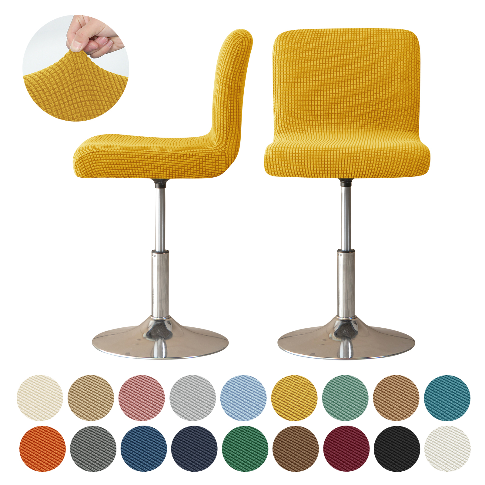 Jacquard Barhocker Stuhl bezug Stuhl bezüge mit kurzer Rückenlehne für Esszimmer Bankett Küche Spandex Stretch Small Size Sitz Schon bezug| Alibaba.com