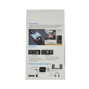Convertisseur audio numérique-analogique, adaptateur optique Spdif vers RCA, série Premium avec câble d'alimentation USB - Product Image 2