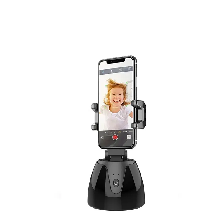 2022 Agreat Ai Smart Selfie Stick 360 Degree Rotation Auto Face Tracking Shooting Desktop Holder Gimbal Stabilizer Phone