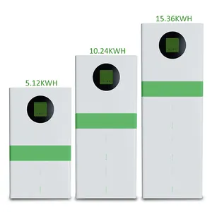 51.2v 5KWH 40KWH hepsi bir istiflenebilir Lifepo4 güneş enerjisi ev depolama ev pil artı 5kw hibrid invertör