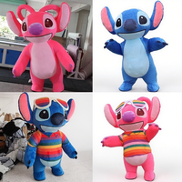 Costume de mascotte gonflable Stitch en EVA, personnalisé, mignon, taille adulte unisexe, pour fêtes, événements et célébrations