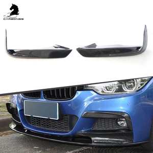 คาร์บอนไฟเบอร์ F30 MAD Type ด้านหน้ากันชน Splitter สำหรับ BMW F30 M Sport - Product Image 2