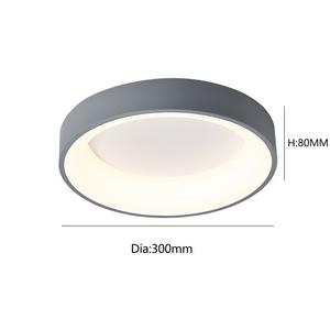 Lámpara de techo con marco de hierro, lámpara de techo acrílica ultrafina de 8CM nórdica, luces de montaje empotrado, <span class=keywords><strong>luz</strong></span> de techo Led para hogares - Product Image 6