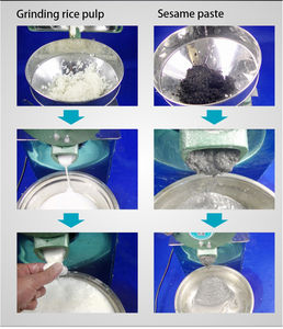 מסחרי חמאת בוטנים סויה רטוב מזון גרגרים אורז אבן מטחנת שחיקה טחנת מכונה - Product Image 5