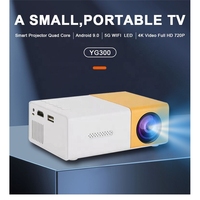 Offre Spéciale YG300 Smart 3D LED LCD Projecteur Portable HD Multimédia Proyector pour Home Theatre Education Jeux Mini Pocket Style