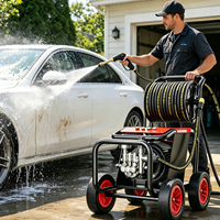 Kit de lavage de voiture T26A 2600Psi/180Bar, nettoyeur haute pression électrique portable, machine à laver les voitures, ensemble complet pour les véhicules domestiques