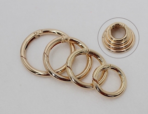 <span class=keywords><strong>18</strong></span>-40mm Kim loại ví khóa O-<span class=keywords><strong>ring</strong></span> mùa xuân Cửa Khóa Carabiner Snap hook Keyring Keychain Clasp DIY túi đồ trang sức phụ kiện - Product Image 3