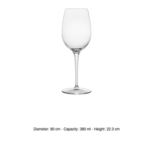 Vaso Aromático Luigi Bormioli Deg.Vinoteque, 38 cl, Altura 22.3 cm, Diámetro 8 cm - Product Image 3