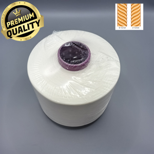 2025 Top nhà máy bán hàng xoắn sợi 100d-600tpm bán ngu si đần độn tươi sáng màu trắng đen <span class=keywords><strong>FDY</strong></span> polyester sợi cho may và nhãn - Product Image 1