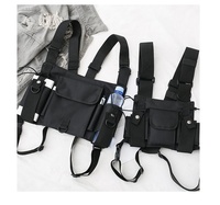Sac de poitrine, sac de veste, streetwear tendance, sac tactique multi-poches, sac de veste original pour hommes