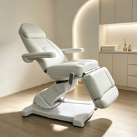 Fauteuil de soin électrique 3 moteurs, lit de traitement cosmétique, repose-jambes séparé, chaise médicale esthétique et de tatouage, dossier réglable en hauteur