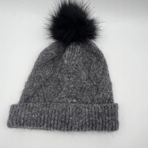 <span class=keywords><strong>Bonnet</strong></span> en tricot jacquard <span class=keywords><strong>blanc</strong></span> personnalisé pour hommes et dames avec <span class=keywords><strong>pompon</strong></span> et doublure en polaire pour le cyclisme, le sport, le voyage et les sorties décontractées - Product Image 5