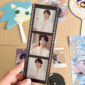 Cadeau Kpop <span class=keywords><strong>pas</strong></span> <span class=keywords><strong>cher</strong></span> personnalisé étoile coréenne en plastique PVC transparent carte <span class=keywords><strong>de</strong></span> visite décorative billet Instagram - Product Image 5
