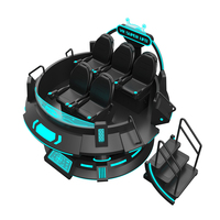 Funspace Guangzhou Factory Wholesale Price Amusement Vr Simulator Equipment Vr Game Machine 9D Vr 5 Seats Ufo
