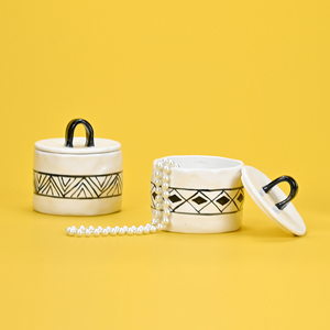 <strong>Ceramic</strong> <strong>Jewelry</strong> <strong>Box</strong> Ring Dish Decorative Trinket <strong>Box</strong> Home Decor Gifts - Product Image 1