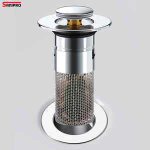 Sanipro chống tắc nghẽn chống ăn mòn phòng tắm Chất Thải Bồn Rửa cắm thoát nước lọc pop-up bồn tắm vòi hoa sen sàn cống lưu vực - Product Image 1
