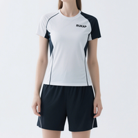 Hoodie Badminton Unisex Bermotif, Sweatshirt Pullover Spandex/Polyester, Pakaian Santai untuk Latihan, Klub, Tim, Pelatih, dan Penggemar