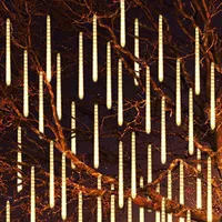 50 см 384 светодиодный Метеоритный Дождь Свет дождя капли дождя Сосулька свет шнура для рождественской елки для свадебного декора