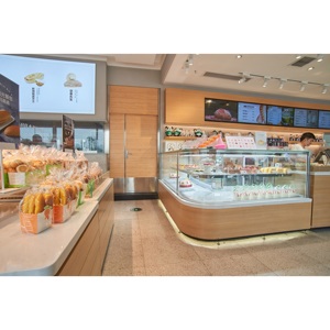 Vetrina Refrigerata Verticale ad Angolo Retto per Bevande, Dolci e Frutta - Congelatore per Torte e Dessert - Product Image 5