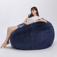 Housse de fauteuil en fourrure, couverture de fauteuil, sac haricots, pendante pour enfants et adultes