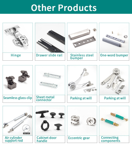 Pengisap magnetis baja tahan karat tidak berisik pegangan pintu tersembunyi dengan kunci dapur tersembunyi Modern - Product Image 5
