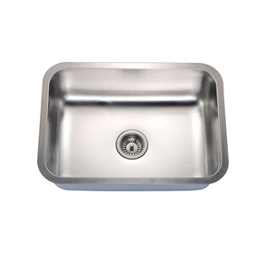 CUPC Moderno Rectangular Casa de campo Undermount <span class=keywords><strong>Art</strong></span> Sink Deep Single Bowl 304 Fregadero de cocina de acero inoxidable para restaurante Bar - Product Image 1