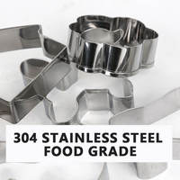 Moule à pâtisserie, outils pour gâteaux et biscuits, lot de 10 emporte-pièces 3D en acier inoxydable, motifs papillons et animaux variés