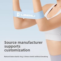 Fabricante de Bandas de Resistencia de Látex, Bandas Elásticas de Cinco Colores para Rehabilitación, Entrenamiento, Fitness y Yoga, Venta al Por Mayor
