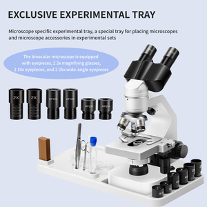 Zoom 2000x Monocular estudiante microscopio biológico LED laboratorio para niños escuela familiar laboratorio educación microscopio para niños - Product Image 3