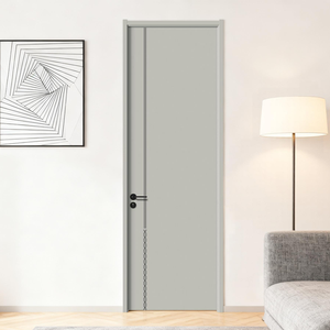 Portes intérieures pré-assemblées en bois massif - Fournisseur de portes de maison de style <span class=keywords><strong>IKEA</strong></span>, luxe moderne - Product Image 2