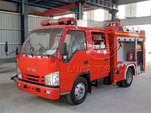 Camion de pompiers léger ISUZU 1m³ certifié ISO et CE, véhicule d'urgence de marque supérieure - Product Image 3