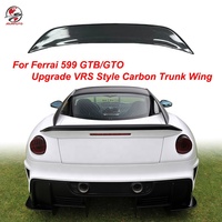 Installation facile - Aileron arrière en fibre de carbone style VRS F-599 pour Ferrari 599 GTB GTO - Spoiler de type queue de canard