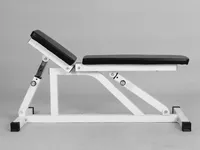 Support de Squat Semi-Professionnel Multifonctionnel pour la Maison, Pliable et Réglable, Banc de Musculation Inclinable/Declinable en Acier Inoxydable