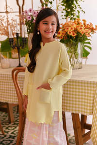 SIPO EID Kurung ชุดเดรสพื้นเมืองสำหรับแม่และลูกสาว,ชุดเดรสพื้นเมือง Baju Kurung Kurdah มาเลเซียอินโดนีเซีย - Product Image 4