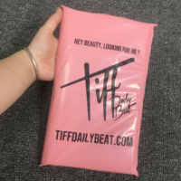 Bonne qualité EXW étanche résistant à la déchirure personnalisé Poly Mailer noir sac d'expédition pour vêtements chaussures et chaussettes