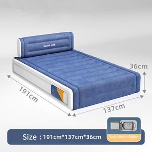 Materasso gonfiabile ad aria, moderno, a grandezza naturale, con pompa convertibile, materassino gonfiabile gonfiabile, per uso domestico, da campeggio - Product Image 2