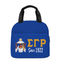 Bolsa de Almuerzo de Nuevo Diseño Personalizada al por Mayor, Bolsa de Almuerzo Aislante para Hermanas y Hermandades, para Campamentos, Viajes, Oficina