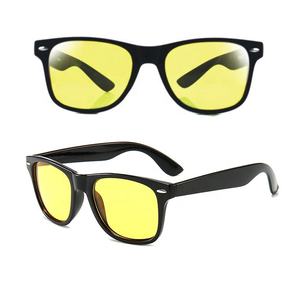 2025 ड्राइविंग कार एंटी ग्लायर चश्मा कस्टम पुरुष और महिला धूप के चश्मे का प्रचार करते हुए काले फ्रेम नाइट विजन ड्राइविंग आईवियर - Product Image 2