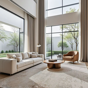 时尚中国供应商现代防水客厅地毯和地垫 - Product Image 3