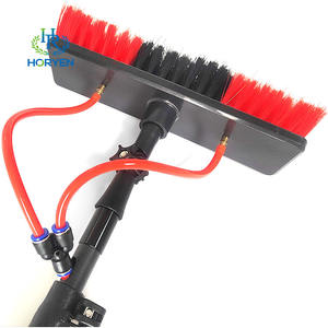 Poteau alimenté en eau panneau solaire brosse de <span class=keywords><strong>nettoyage</strong></span> fibre de carbone télescopique toit <span class=keywords><strong>nettoyage</strong></span> longue poignée pôle - Product Image 1