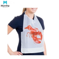 Bavoirs jetables en plastique pour adultes avec attaches pour la cuisson du homard, du crabe et du langoustin – Vente en gros usine