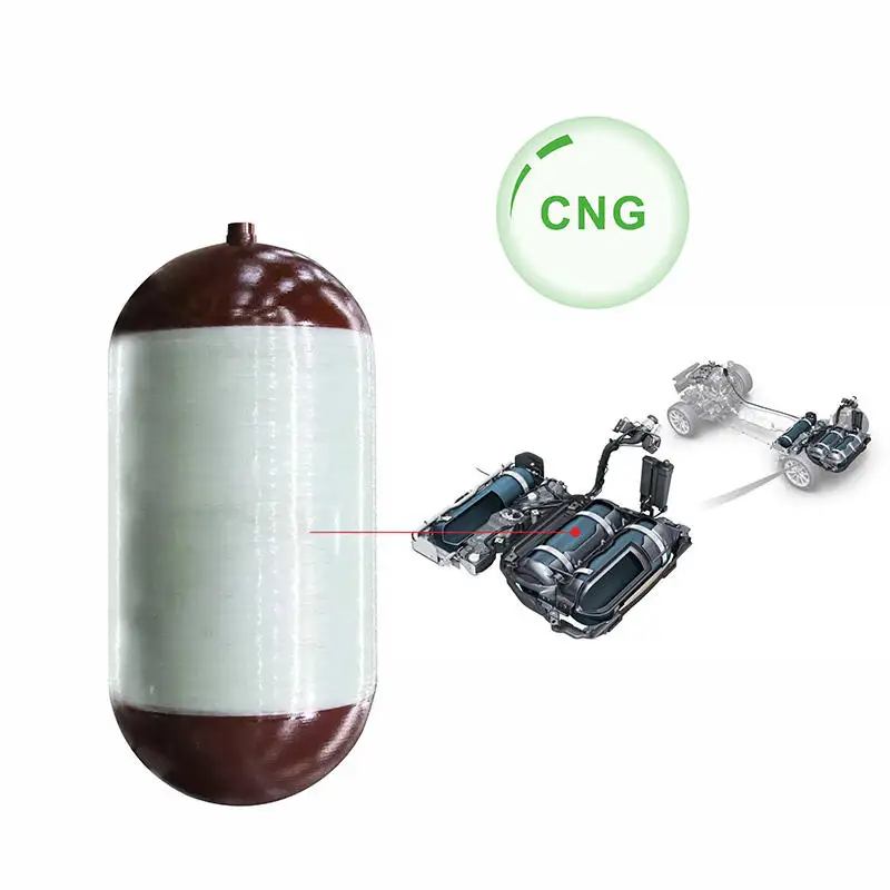 Type2 Cng Tank 200bar Cng Compressed Natural Gas Storage gas cylinders suppliers