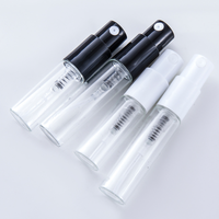 Flacons de Parfum en Verre Cylindriques Vides, Petits Atomiseurs de 1,5 ml, 2 ml, 3 ml, 5 ml, pour Échantillons et Tests, Vente en Gros