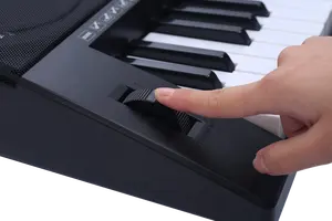 Aiersi Órgão Eletrônico Teclado de Piano Crianças Música 61 chaves de resposta Ao Toque de Percussão MIDI Demo Display LCD